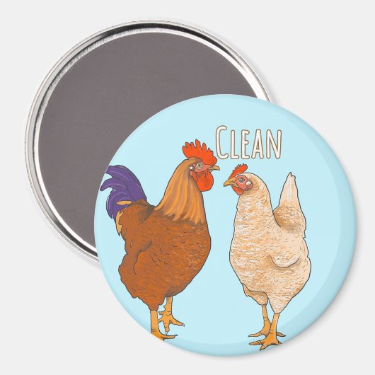 Schoonmaakmiddelen Schoonmaakwasmachine Magnet (Voorkant / Achterkant)