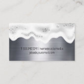 schoonmaakmiddelen voor dienstmeisjes | zeepschuim visitekaartje (Achterkant)