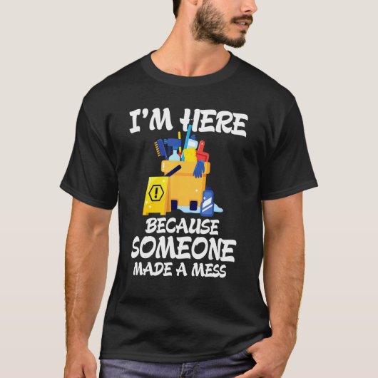 Schoonmaakmiddelen voor huishouding t-shirt (Voorkant)