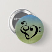 Schoonmaakmodel voor wasgoed papier ronde button 5,7 cm (Voorkant /achterkant)