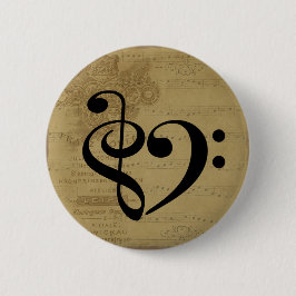 Schoonmaakmodel voor wasgoed  papier ronde button 5,7 cm