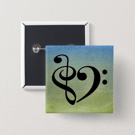 Schoonmaakmodel voor wasgoed  papier vierkante button 5,1 cm (Voorkant /achterkant)