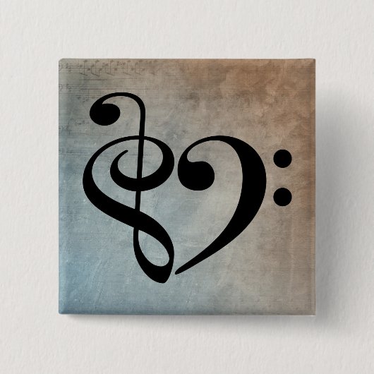 Schoonmaakmodel voor wasgoed papier vierkante button 5,1 cm (Voorkant)