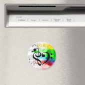 Schoonmaakmodel voor Waterverf in Treble Clef Bass Magneet (Insitu (Vaatwasser))