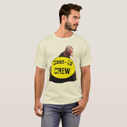 Schoonmaakpersoneel T-shirt (Voorkant volledig)