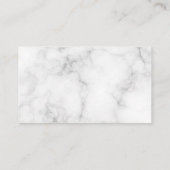 Schoonmaakpictogrammen | Marmeren achtergrond Visitekaartje (Achterkant)