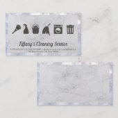 Schoonmaakpictogrammen | visitekaartje (Voorkant / Achterkant)