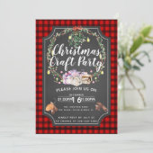 Schoonmaakpleister voor kerstfeestvieren kaart (Staand voorkant)