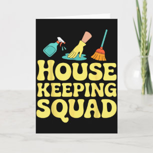 Schoonmaakploeg Grappige Schoonmaakploeg Team Scho Kaart