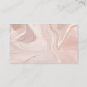 Schoonmaakproducten | Roze Marmer Visitekaartje (Achterkant)
