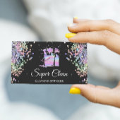 Schoonmaakprogramma voor professioneel gebruik visitekaartje