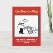 Schoonmaakprogramma voor vensters of kerstkaart vo feestdagen kaart (Voorkant)