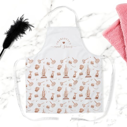 Schoonmaakprogramma's Professionele vormgeving en  Schort