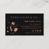 Schoonmaakprogramma's Professionele vormgeving en  Visitekaartje (Voorkant)