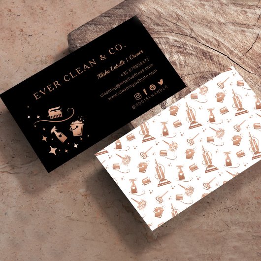 Schoonmaakprogramma's Professionele vormgeving en  Visitekaartje