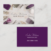 Schoonmaakprogramma's voor hairdresser Stylist Sal Visitekaartje (Voorkant / Achterkant)