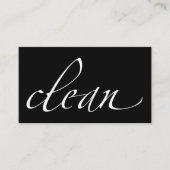 Schoonmaakreinigingsapparaat Visitekaartje (Voorkant)