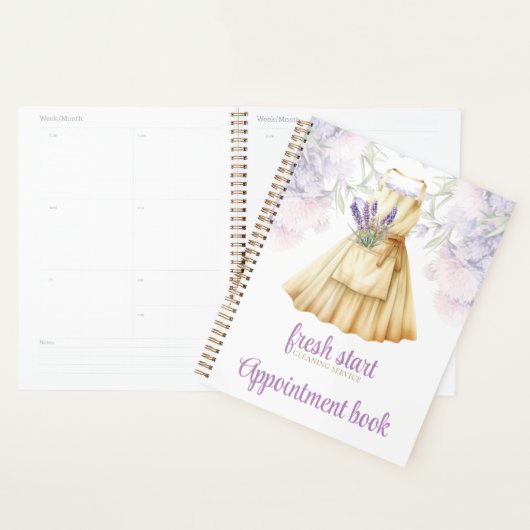 Schoonmaakservice Afsprakenboek Waterverf Planner (Display)