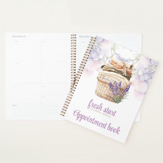 Schoonmaakservice Afsprakenboek Waterverf Planner (Display)