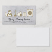 Schoonmaakservice | Apparaten Visitekaartje (Voorkant / Achterkant)