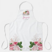 Schoonmaakservice Bloemen Bedrijf Schoonmaakborste Schort (Voorkant)