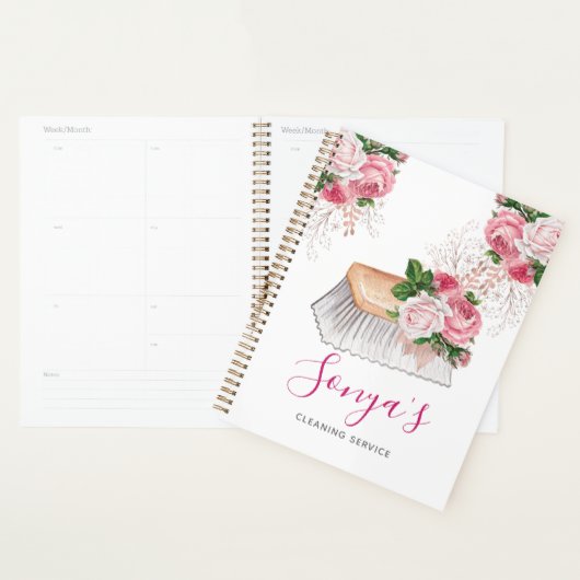 Schoonmaakservice Bloemen Schattigee reinigingsbor Planner (Display)