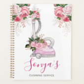 Schoonmaakservice Bloemen Schattigee stofzuiger Planner (Voorkant)