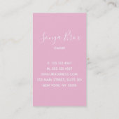 Schoonmaakservice Bloemen Waterverf Borstel Visitekaartje (Achterkant)