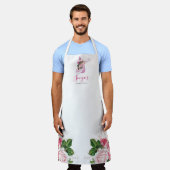 Schoonmaakservice Bloemen Zakelijke schotel zeep Schort (Gedragen)