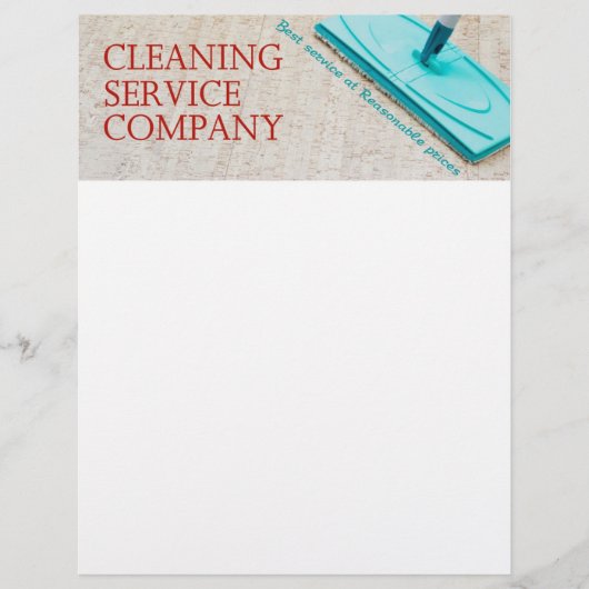 Schoonmaakservice Flyer (Voorkant)