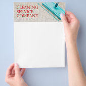 Schoonmaakservice Flyer (Hand)