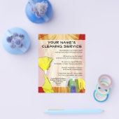 Schoonmaakservice Flyer Vibrant Ray Bedrijfsbureau (Enkel)