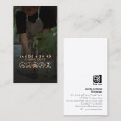 Schoonmaakservice Gold Icons Cleaner Visitekaartje (Voorkant / Achterkant)