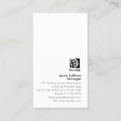 Schoonmaakservice Gold Icons Cleaner Visitekaartje (Achterkant)