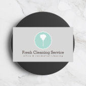 Schoonmaakservice, Housekeeper  stijl grijs Visitekaartje