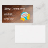 Schoonmaakservice | Houten Vloeren Visitekaartje (Voorkant / Achterkant)