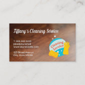 Schoonmaakservice | Houten Vloeren Visitekaartje (Voorkant)