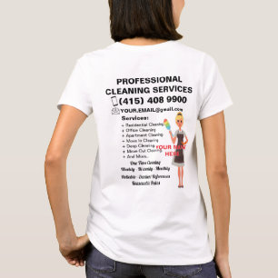 Schoonmaakservice Huishoudelijke hulp Schoonmaakst T-shirt