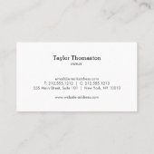 Schoonmaakservice, Huishoudster III Visitekaartje (Achterkant)