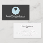 Schoonmaakservice, Huishoudster  Style III Visitekaartje (Voorkant / Achterkant)