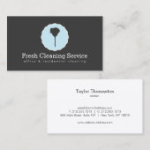 Schoonmaakservice, Huishoudster  Style III Visitekaartje (Voorkant / Achterkant)