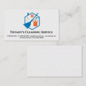 Schoonmaakservice | Maid Cleaner Supplies | TEGEL Visitekaartje (Voorkant / Achterkant)