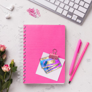 Schoonmaakservice Maid House Keeping Gold Pink Visitekaartje