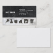 Schoonmaakservice | Marmer | Schoonmaakster Visitekaartje (Voorkant / Achterkant)