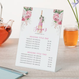 Schoonmaakservice Moderne Business Broom Reclamebord Met Voetstuk