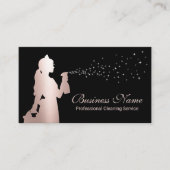 Schoonmaakservice Roos Gold Housekeeping Visitekaartje (Voorkant)