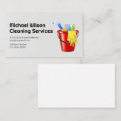 Schoonmaakservice | Schoonmaakbenodigdheden Visitekaartje (Voorkant / Achterkant)