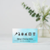 Schoonmaakservice | Schoonmaakgereedschap voor hui Visitekaartje (Staand voorkant)