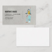 Schoonmaakservice | Schoonmaakproduct apparatuur Visitekaartje (Voorkant / Achterkant)
