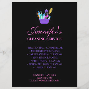 Schoonmaakservice Supplies Business Flyer